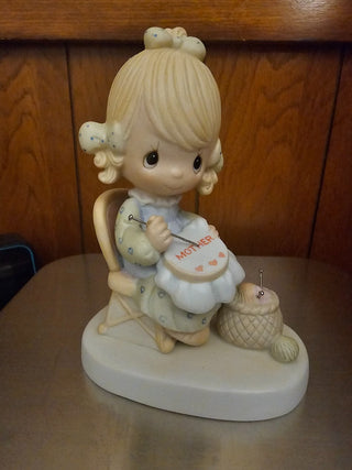 Precious Moments "Mother Sew Dear" 1979