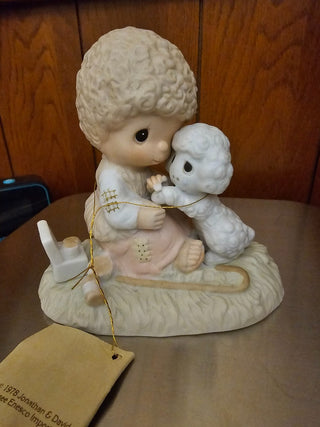 Precious Moments "He Careth For You" 1976