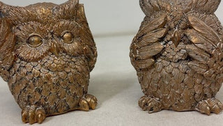 VTG MID CENTURY OWL FIGURINE SET|89937