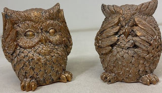 (TWO) VINTAGE OWL FIGURINES|91163