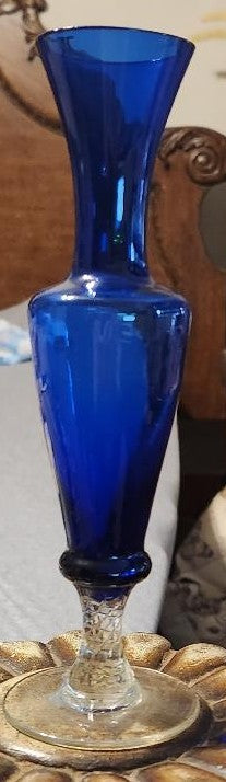 NAPCO COBALT BLUE FLOWER BUD VASE|98289