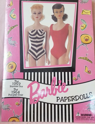 BARBIE PAPER DOLL 1959 NUMBER ONE 1964 PONYTAIL|101922