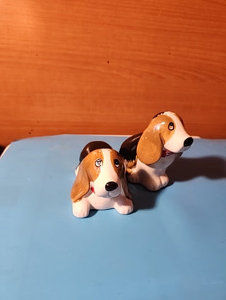 Bassethound salt and pepper