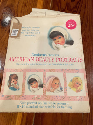 VTG American Beauty Portraits  (2) ~MTS