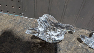 Pair Crystal Dove Candleholders RSV