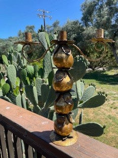 Four Tier Gilded Pear Candleholder RCD|73243