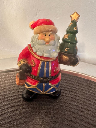 Hinged Trinket Santa Tree MTS|102166