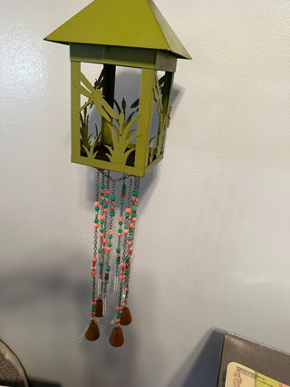 Suncatcher Lantern GREEN Jade Coral Bells  MTS|134121