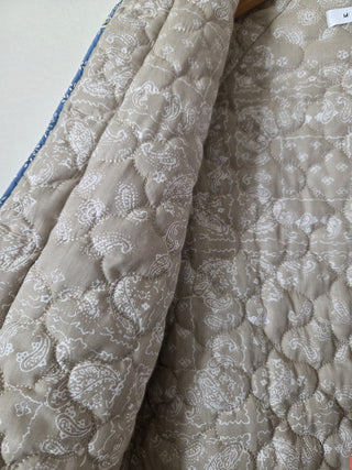 Mable paisley quilted lined sherpa jacket RSV