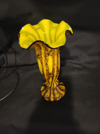 Vintage Franz Welz Zig Zag Pattern Range 8" Vase RCD|130646