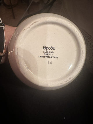 Spode England Christmas Tree Bud Vase #62 VV MTS|124413