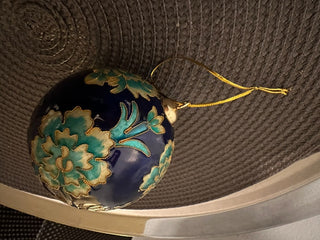Ornament Cloisonné Ball Blue MTS|137943