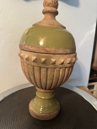 Urn Clay 17inch Green  MTS