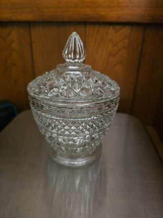Vintage Lead Crystal Candy Dish