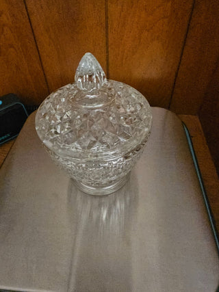 Vintage Lead Crystal Candy Dish