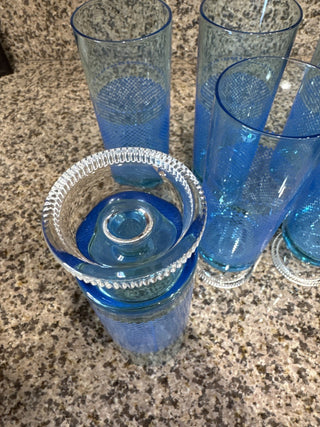 AJ - Vintage Blue Stemware Set of 6 MTS|63510