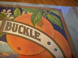 Gold Buckle Authentic Citrus Farm Crate Label EC029-15 MTS|100281