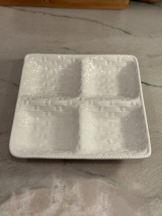 Divided dish/white/Eddie Bauer