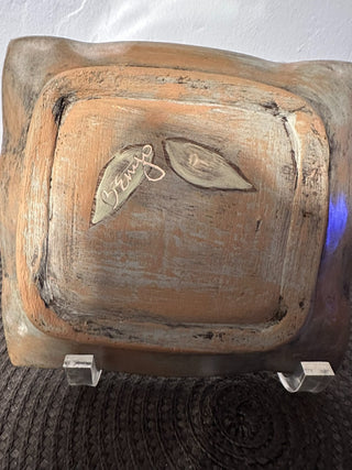 Trinket Tray Flower Leaf Salt & Pepper|128213