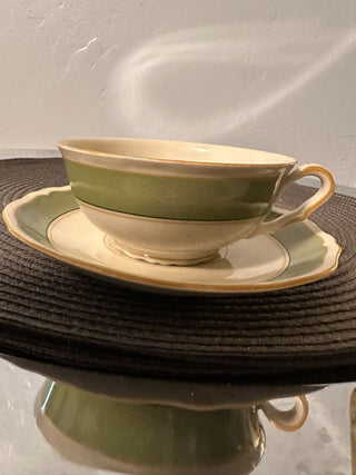 Vintage Teacup/ Saucer Epiag Czecho MTS