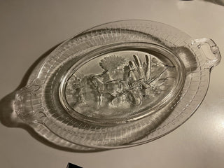 13" EAPG Bread Plate, McCormick Reaper--SP RCD
