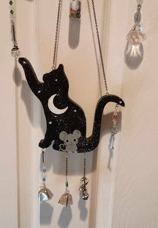 Black cat windchine rsv|92143