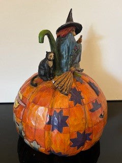 #2441 Jim Shore Pumpkin Witch