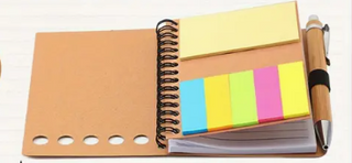 Notebook w/Matching Pen & Beaded Bookmark 4.09"x5.31" Teacher Life RSV|71131