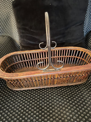 Basket redwood oval|58629