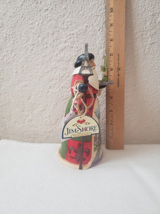 Jim Shore Bonjour & Merry Xmas French Santa-lv RCD|123599