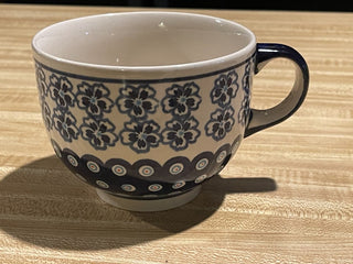 4.5" Boleslawiec Polish Pottery Mug--SP RCD