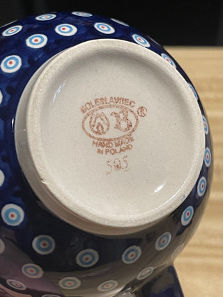 4.5" Boleslawiec Polish Pottery Mug--SP RCD