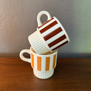 Brown & Gold Mug Set of 2|113943