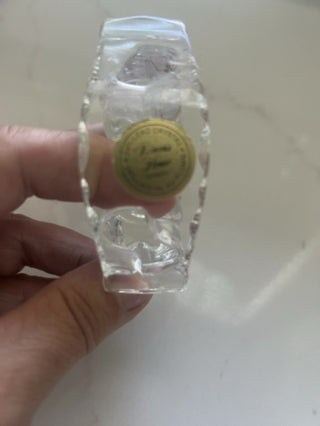 vintage Princess House crystal rocking horse figurine