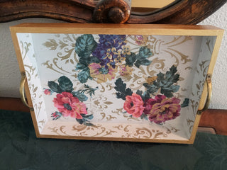 13 1/2 wooden serving tray|96878
