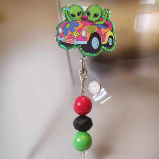 Interchangeable Badge Reel Charm: Aliens In Bug. Our Interchangeable Badge Reel Charms are made to be used with our Interchangeable Badge Reels. RSV|66326