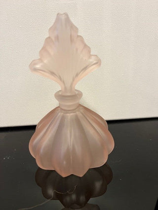 #769 Frosted Pink Perfume Bottle RSV