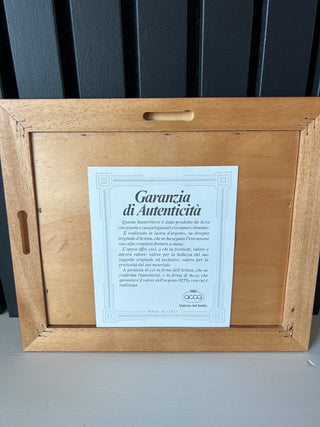 Silver embossed Italian art large RSV|113538