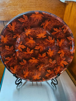 Red Leaf Plate