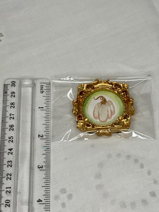 Original Watercolor Champagne Pumpkin Mini RSV|107848