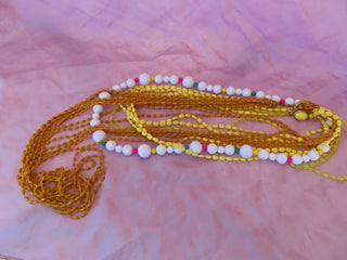 lot of 3 long beaded necklaces RCD|87191