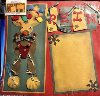 NEW Crafts 12x12 Premade 2 Page Spread  Christmas|129361