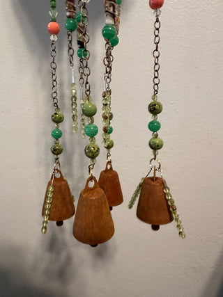 Suncatcher Lantern RED Jade Coral Bells  MTS|134118