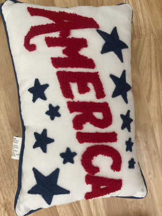 Red White Blue America 12”x 8” Pillow|87288