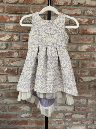 Oshkosh Lavendar Brocade Hi Lo Dress Sz 18M 00330625 RSV|85672