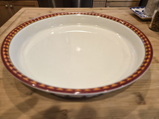 Vintage Villeroy & Boch porcelain Quiche dish RSV