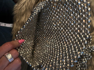mj93-Silver Mesh Purse MTS