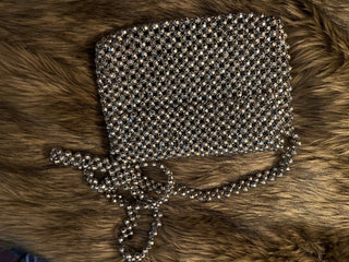 mj93-Silver Mesh Purse MTS