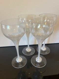 #2584 Snowflower Stemware 4-set RSV|128060