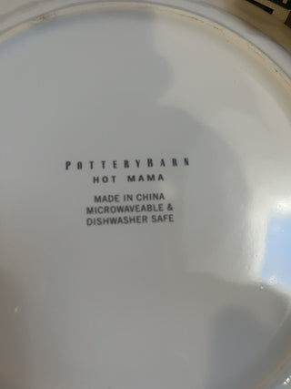 Pottery Barn "Hot Mama" Advice Plate RCD|72739